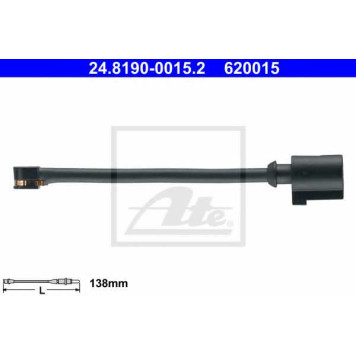 Сигнализатор износа тормозных колодок ATE 620015 / 24.8190-0015.2
