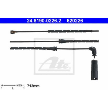 Сигнализатор износа тормозных колодок ATE 620226 / 24.8190-0226.2