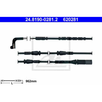 Сигнализатор износа тормозных колодок ATE 620281 / 24.8190-0281.2