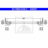 Тормозной шланг ATE 330837 / 83.7858-0140.3