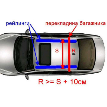 Багажник на рейлинги Atlant 8912 (125см)-6