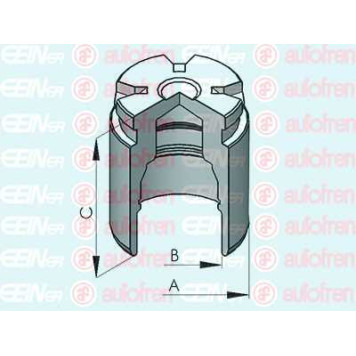 Поршень корпуса скобы тормоза AUTOFREN SEINSA D025530