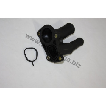 Фланец (крышка термостата) водяной FORD 1,6 Zetec-S 01~ <b>AUTOMEGA 160028610</b>