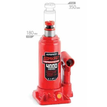 Домкрат гидравлический 4т Autoprofi DG-04 (180-350 мм)-1