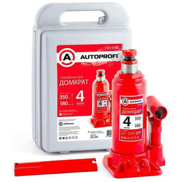 Домкрат гидравлический 4т в кейсе Autoprofi DG-04K (150-350 мм)