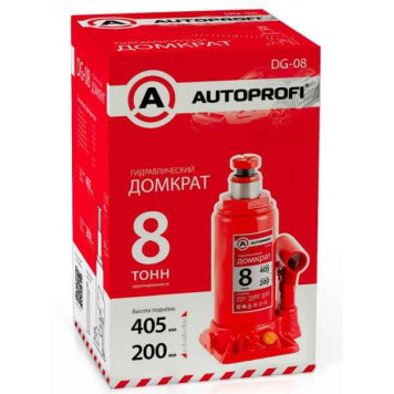 Домкрат гидравлический 8т Autoprofi DG-08 (200-405мм)-2