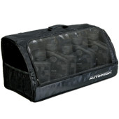 Органайзер в багажник TRAVEL 70х32х30см брезентовый черный с прозрачным клапаном ORG-35 BK