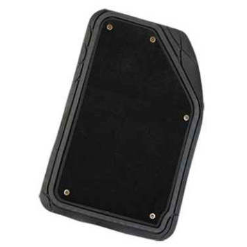 Ковры салона со съемным ковролином до -50°С (4 предмета) черные с канавками для вырезов Autoprofi FOCUS2 TER-420 BK-2