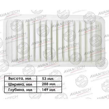 Фильтр воздушный AVANTECH AF0102  = A-1003 VIC