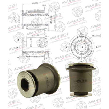 Сайлентблок подвески AVANTECH ASB0179