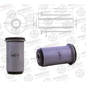 Сайлентблок подвески AVANTECH ASB0505