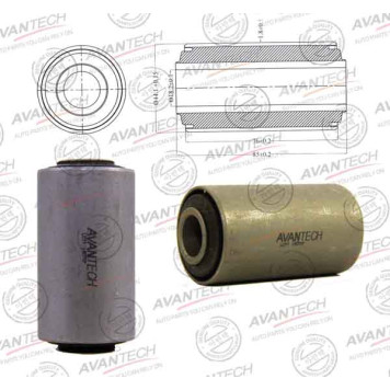 Сайлентблок подвески AVANTECH ASB0801