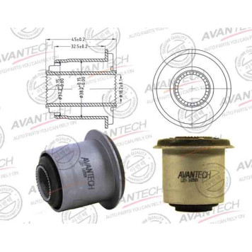 Сайлентблок подвески AVANTECH ASB0803