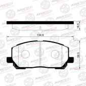 Колодки тормозные дисковые передние AVANTECH AV1034
