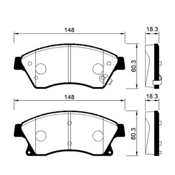 Колодки тормозные дисковые передние AVANTECH AV120