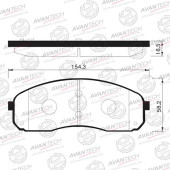 Колодки тормозные дисковые передние AVANTECH AV172