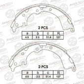 Колодки тормозные барабанные <b>AVANTECH AVS0111</b>