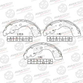 Колодки тормозные барабанные задние AVANTECH AVS0209