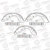 Колодки тормозные барабанные задние AVANTECH AVS0302