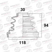 Пыльник привода AVANTECH BD0114