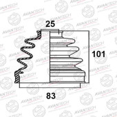 Пыльник привода AVANTECH BD0205