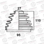 Пыльник привода AVANTECH BD0209