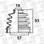 Пыльник привода AVANTECH BD0211
