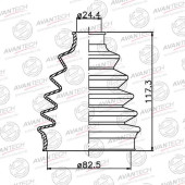 Пыльник привода внешний AVANTECH BD0222