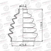 Пыльник привода внешний AVANTECH BD0226