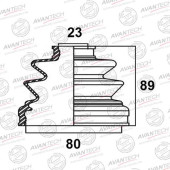 Пыльник привода AVANTECH BD0503