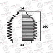 Пыльник рулевой системы AVANTECH BS0101