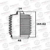 Пыльник рулевой системы AVANTECH BS0102