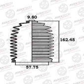 Пыльник рулевой системы AVANTECH BS0109