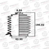 Пыльник рулевой системы AVANTECH BS0302