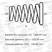 Пружина подвески усиленная (2шт. в одной упаковке) <b>AVANTECH HS4150F</b>