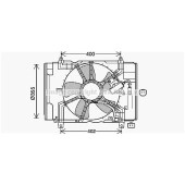 Вентилятор радиатора <b>AVA QUALITY COOLING DN7538</b>