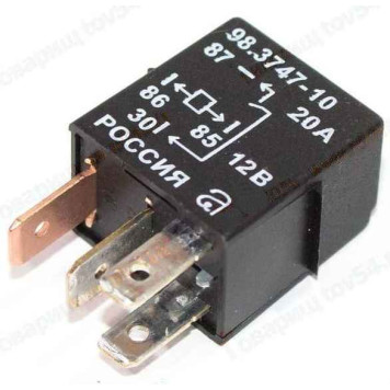 Реле 4-х конт. (12В, 20А) ВАЗ 1118 Калина, 2170 Приора <b>АВАР 98.3747-10</b>