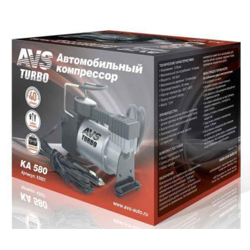 Компрессор автомобильный AVS KA580-4