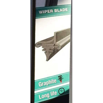 Щетка стеклоочистителя бескаркасная AVS 430мм 17" -3