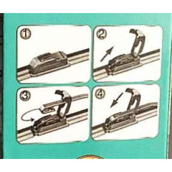 Щетка стеклоочистителя бескаркасная AVS 475мм 19" -2