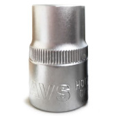 Головка 18мм 1/2" 6 гран. короткая AVS H01218