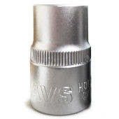 Головка 27мм 1/2" 6 гран. короткая AVS H01227