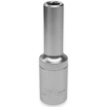 Головка 8мм 1/2" 6 гран. длинная AVS H11208 