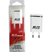 Зарядное устройство/адаптер AVS UT-711 сеть 220V -> USB (1, 2Ah)