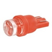 Лампа (LS01) светодиодная Т10 (W2,1-9,5d) красная 12V без цоколя А12-5