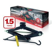 Домкрат ромбический 1,5т с резиновой опорой, сумка в комплекте AVS JA-1500R