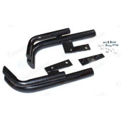 Защита бампера ВАЗ 2123 Шеви Нива заднего 'двойные уголки' <b>АВТОГЛУШИТЕЛЬ АК 001556</b>