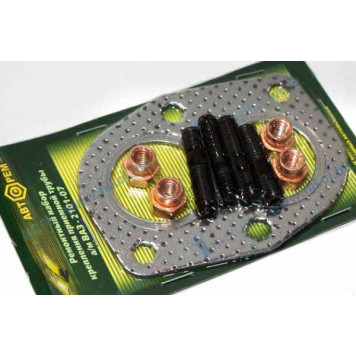 Ремкомплект приемной трубы ВАЗ 2101-2109 (шпильки, гайки, прокладка) <b>АВТОРЕМ 852</b>