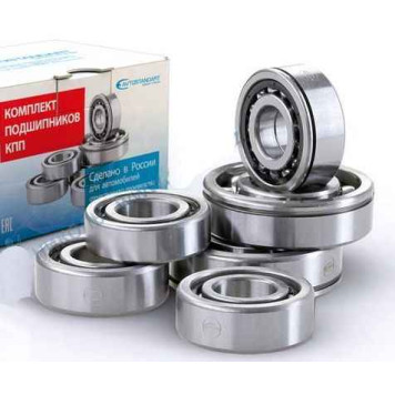 Подшипники КПП ВАЗ 2108 комплект 6шт <b>АВТОСТАНДАРТ 2108-1701033-88</b>