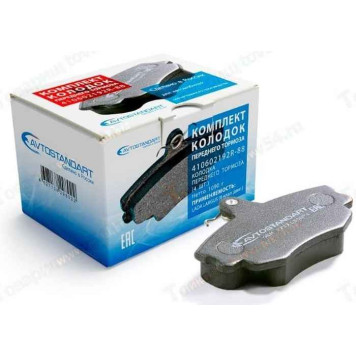 Колодки тормозные передние LADA Largus, Renault Logan 8V Sandero, Megane 41060ВАЗ 2192R <b>АВТОСТАНДАРТ 410602192R88</b>